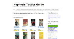 Desktop Screenshot of hypnosistacticsguide.com